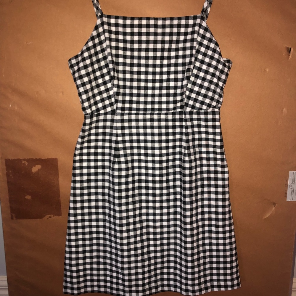 checkered dress
